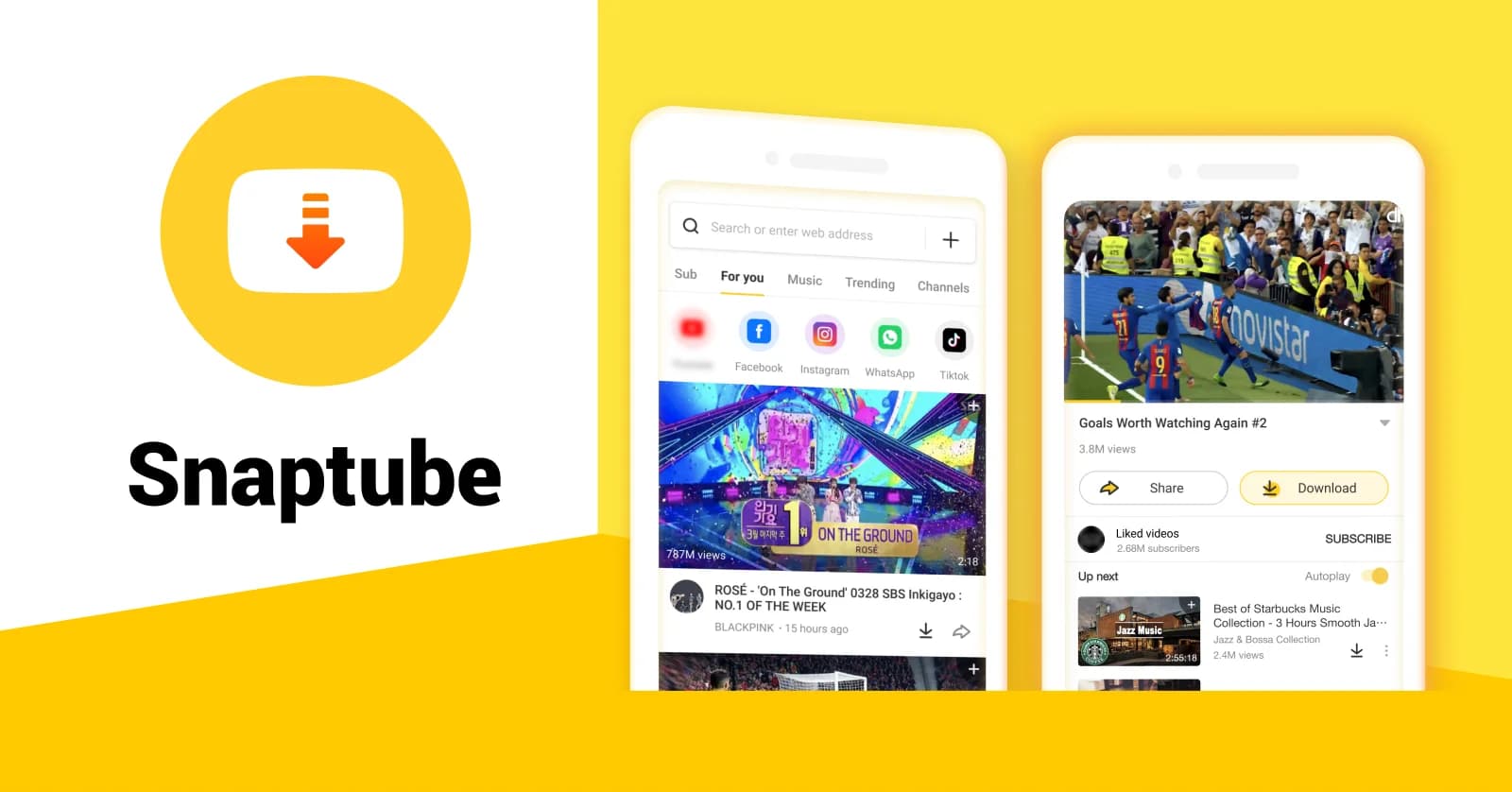 Snaptube antigo amarelo: Instale a versão do ícone amarelo