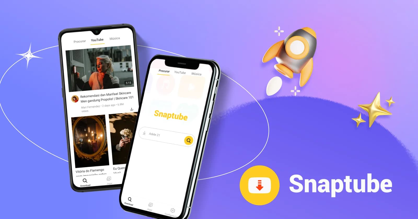 Aplicativo Snaptube – Baixe músicas e vídeos facilmente